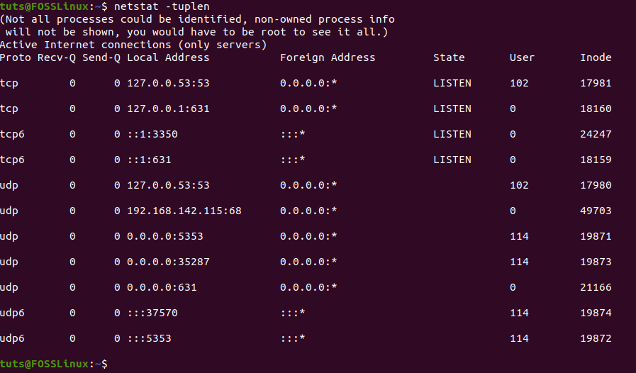 Как проверить открытые порты linux. Свободные Порты линукс. Список слушающих портов Linux.