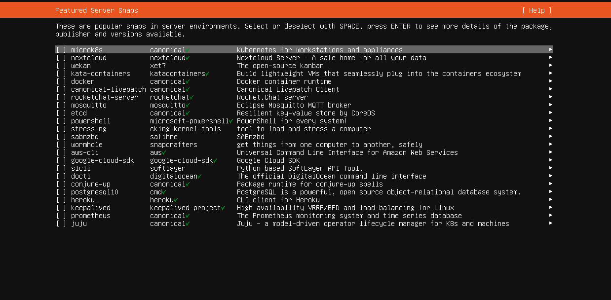 Виртуальная машина ubuntu server