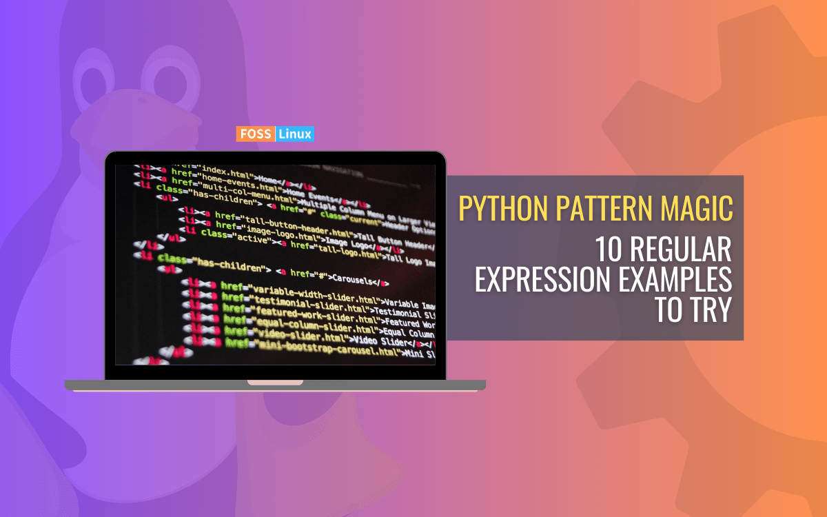 Python Regular Expressions With 10 Examples | FOSS Linux