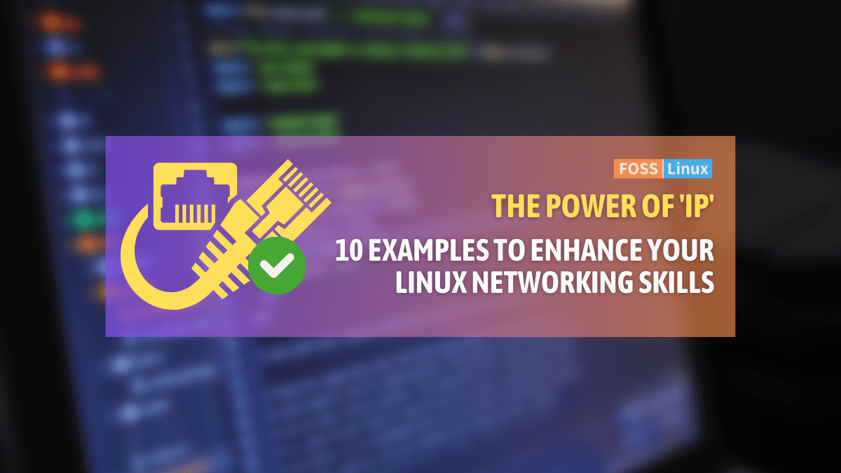 Mastering the 'ip' Command in Linux: 10 Essential Examples